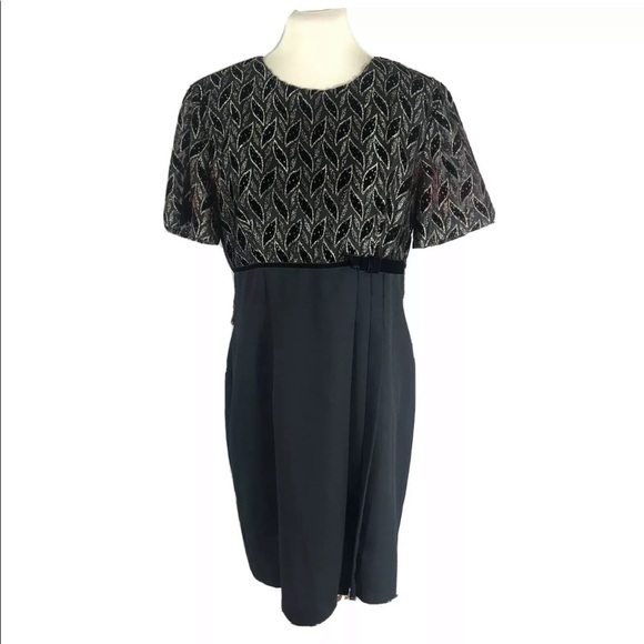 Vintage John Roberts sparkly dress size 12 - Picture 1 of 7